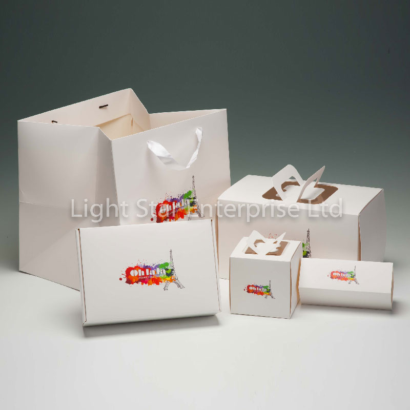 LS31346-Cake Box with paper bag