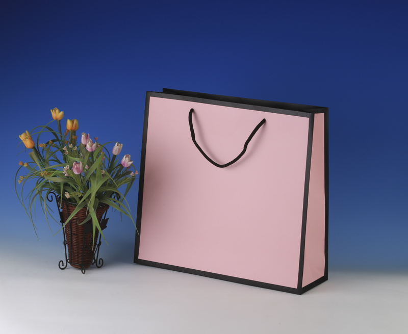 LS6043-Large Matt Pink Boutique bag@US$0.52 MOQ:3,000pcs