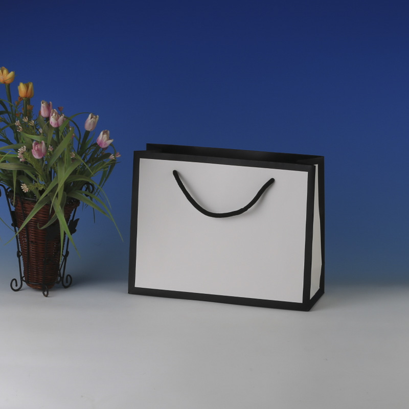 LS6059-Small White Boutique bag @US0.32 MOQ:3,000pcs
