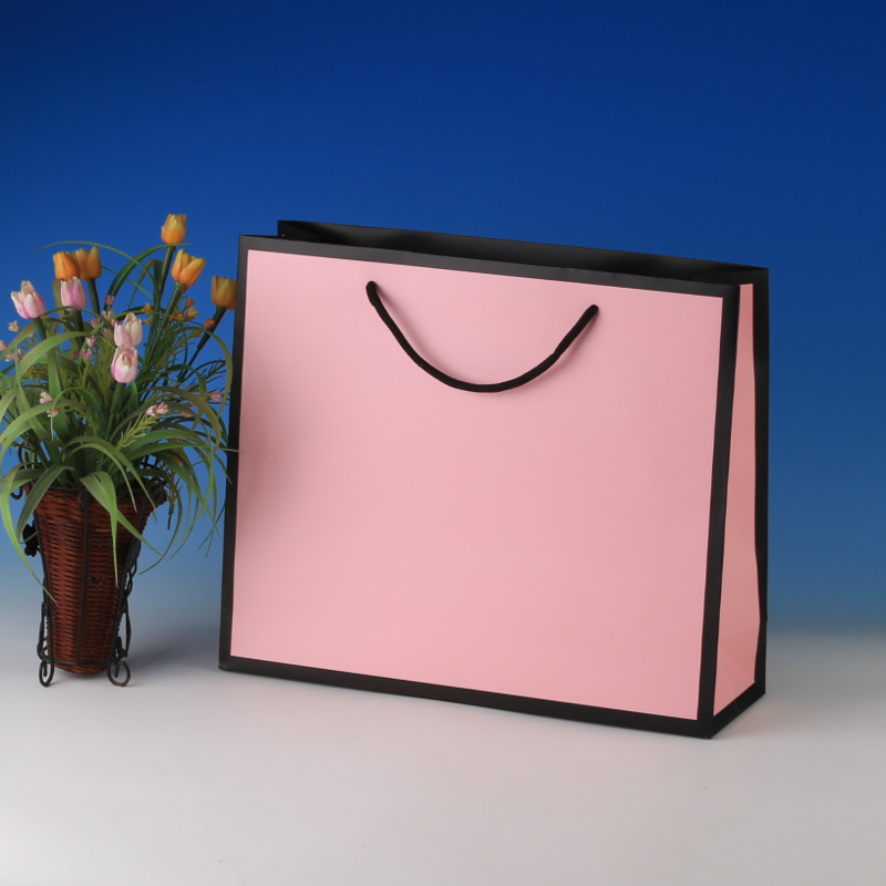 LS6064-粉紅色啞面精品中袋-價錢：HK$3.40/起訂量：3000個