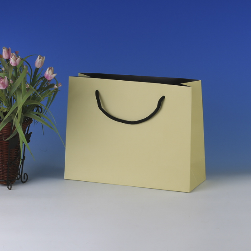 LS6055-Small Yellow Boutique bag @US0.32 MOQ:3,000pcs