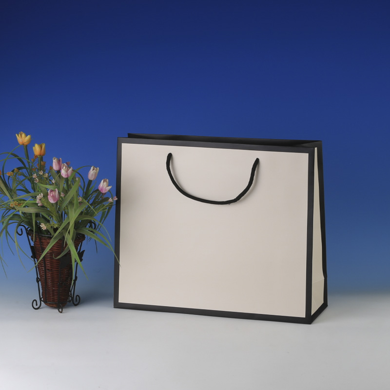 LS6062-Med Matt Cream Boutique bag@US$0.43 MOQ:3,000pcs